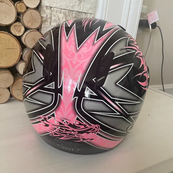 Women's Motorcycle Riding Matching Pink Set - Picture 4 of 13